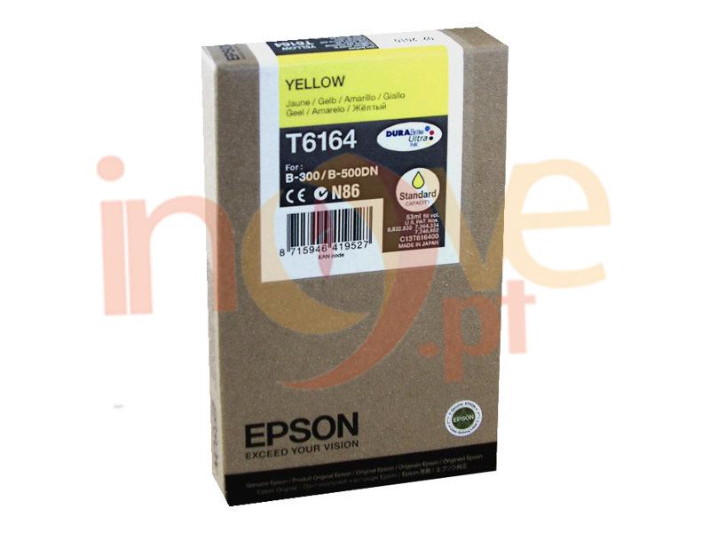 Tinteiro de tinta amarelo original Epson T6164 – C13T616400