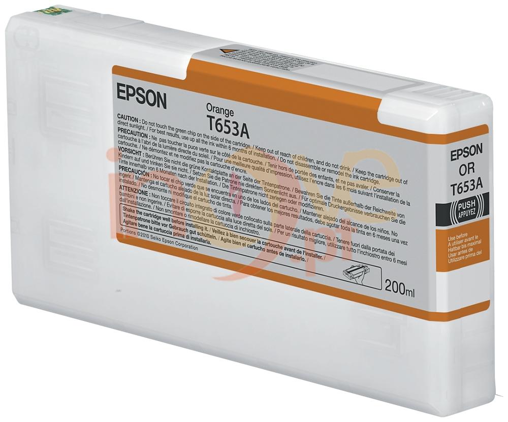 Tinteiro de tinta original laranja Epson T653A – C13T653A00
