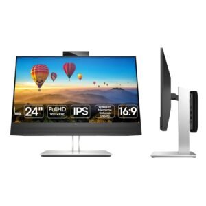 Bundle AiO HP 24″ | HP ProDesk 400 G6 mini | i5-10600T | 8GB | SSD 256GB + Monitor HP E24m G4 | 24″ | Multimédia