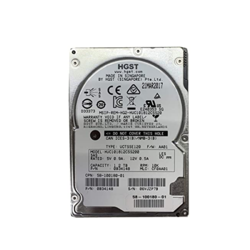 HP HDD 1.2TB SAS 10k 6G 2.5″