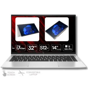 HP Elitebook 1040 G8 x360 i7-1185G7 | 32GB | SSD 512GB | 14″ FHD IPS Touch | Teclado Português