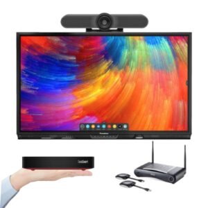 Promethean ActivPanel AP7-B75 | 75″ | 4K UHD | Interactive | Webcam, Barco & Mini PC