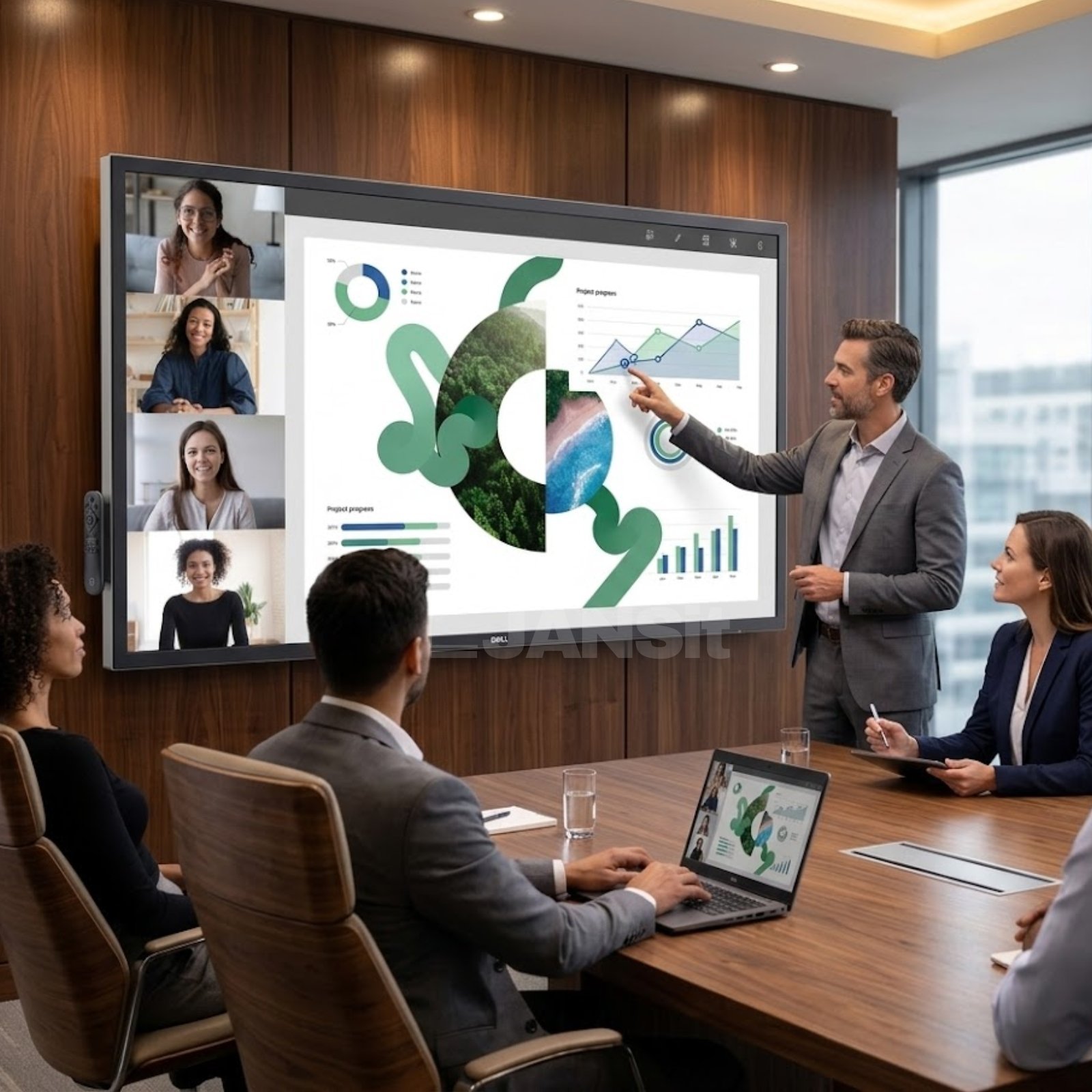 Dell P5524QT 55″ 4K LED IPS Touch - Image 4