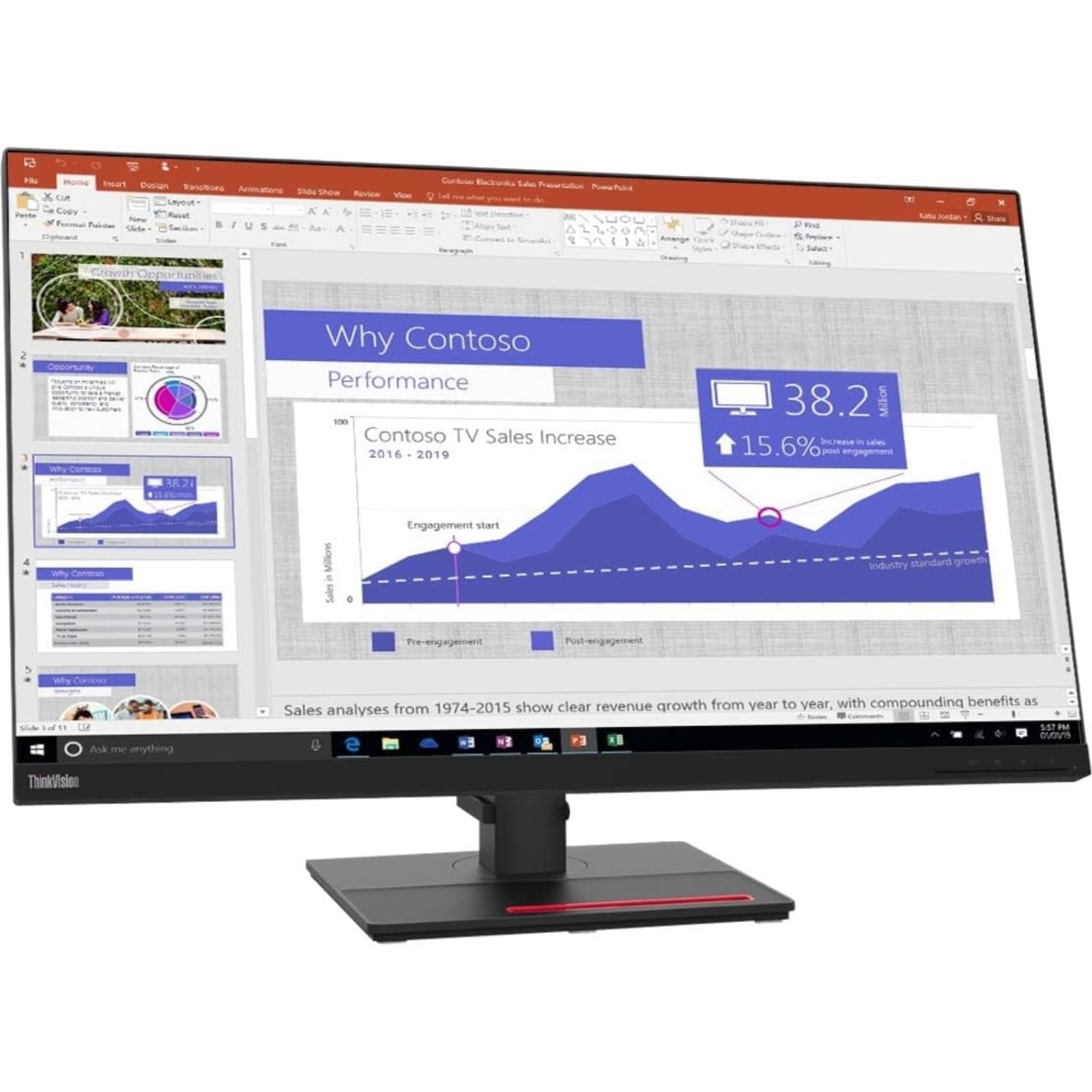Lenovo Thinkvision T32p-20 | 32″ | 4K UHD | 16:9 | DockMonitor - Image 3